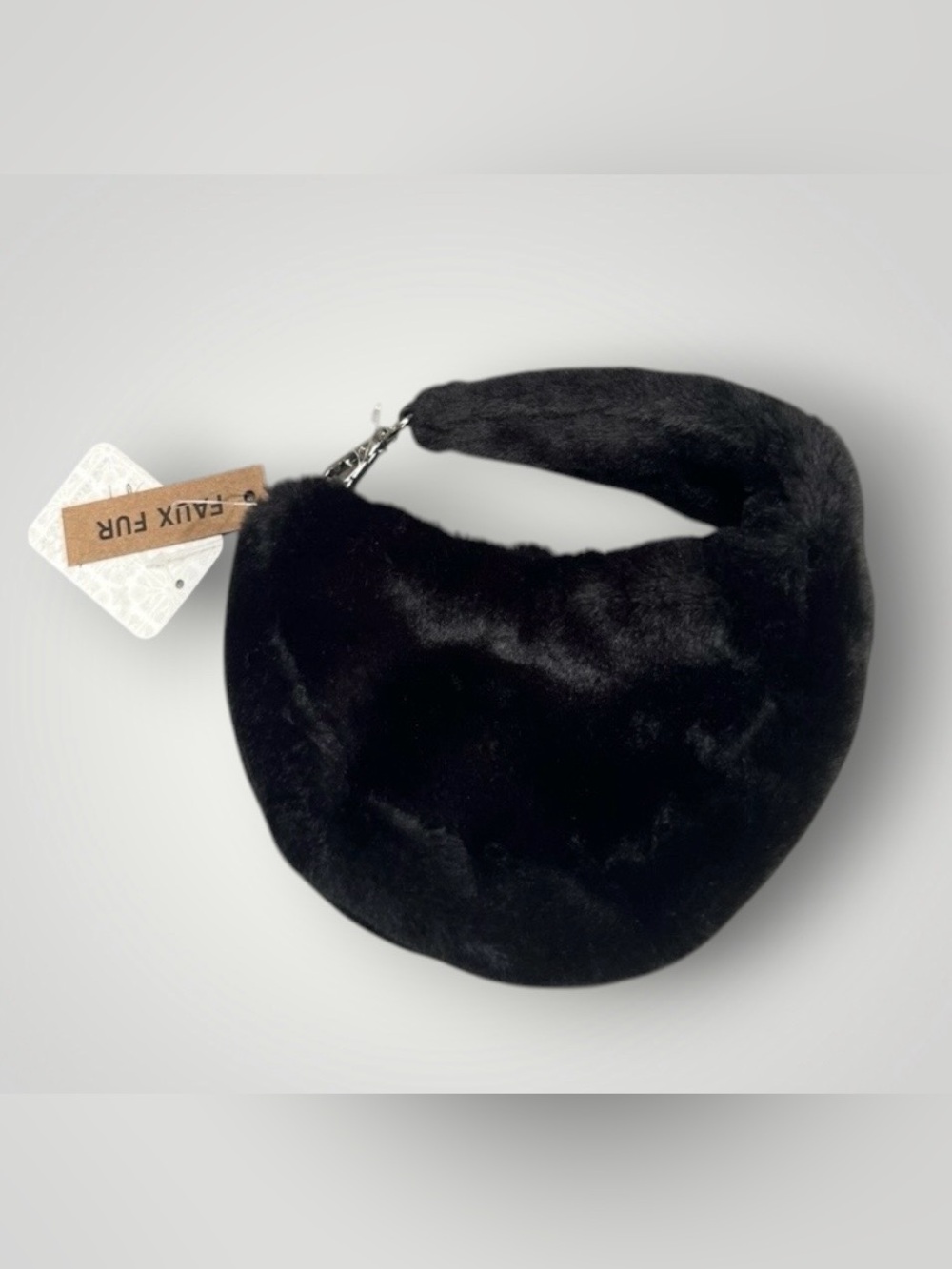 NWT Free People Faux Fur Mini Pouch